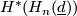H^*(H_n(\underline{d}))